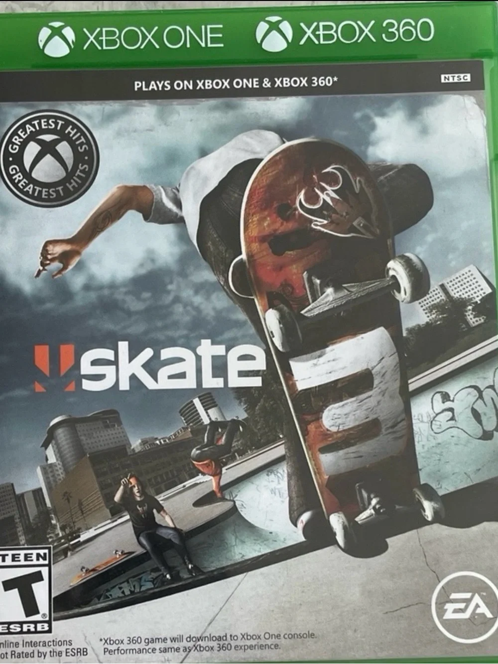 Skate 3 Xbox 360/Xbox One Complete w/ Case Online Play T Teen